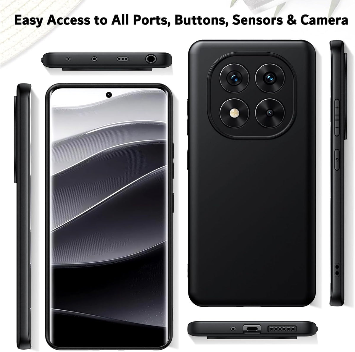 Xiaomi Redmi Note 14 Pro 5G Hoesje - Zwart - Siliconen Back Cover