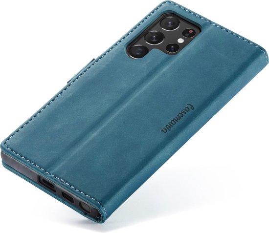 Samsung Galaxy S22 Ultra Hoesje - Emerald Green - Bookcase