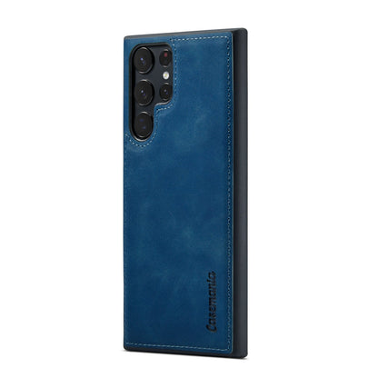 Samsung Galaxy S25 Ultra Hoesje - Navy Blue - 2 in 1 Bookcase