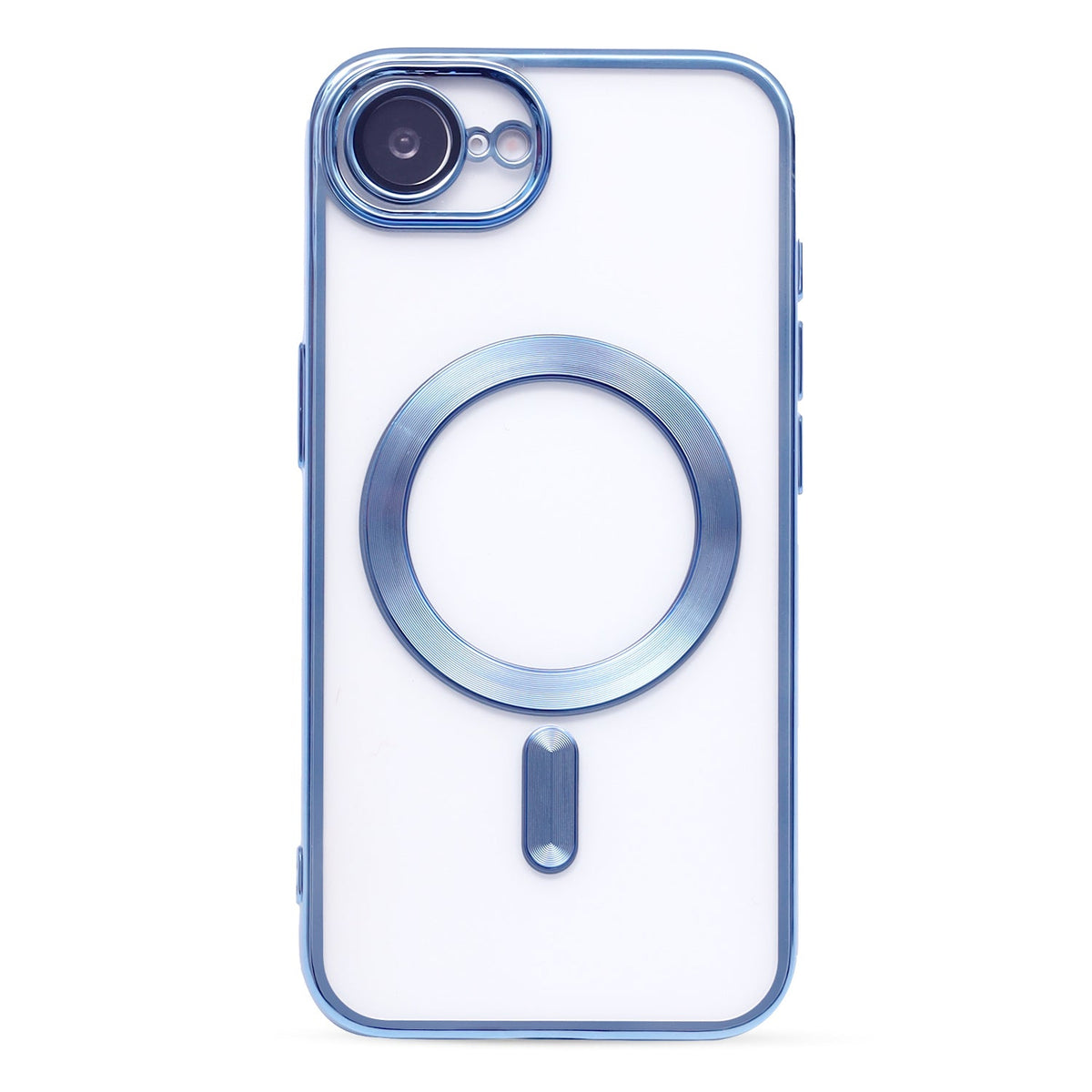 Apple iPhone 17e Case - Blue - Silicone MagSafe Back Cover