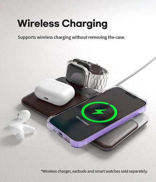 Apple iPhone 13 Mini Hoesje - Transparant - Anti-Shock MagSafe Back Cover