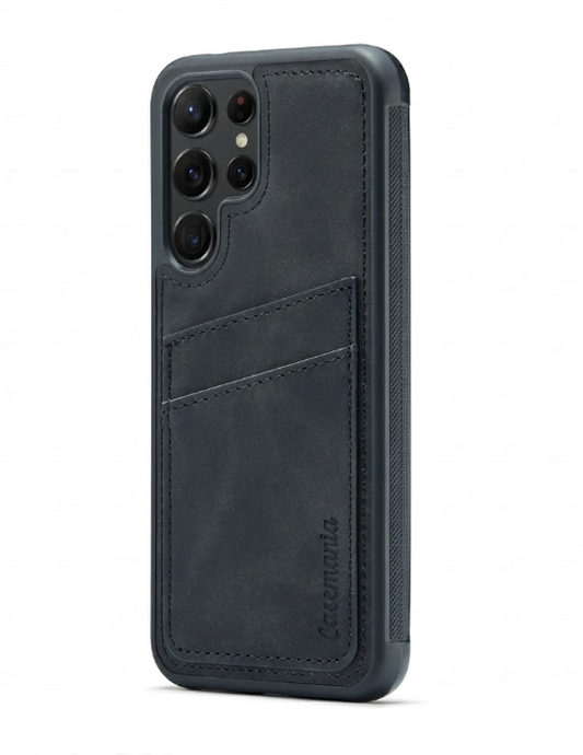 Samsung Galaxy S26 Ultra Case - Charcoal Gray - Back Cover with Card Holder