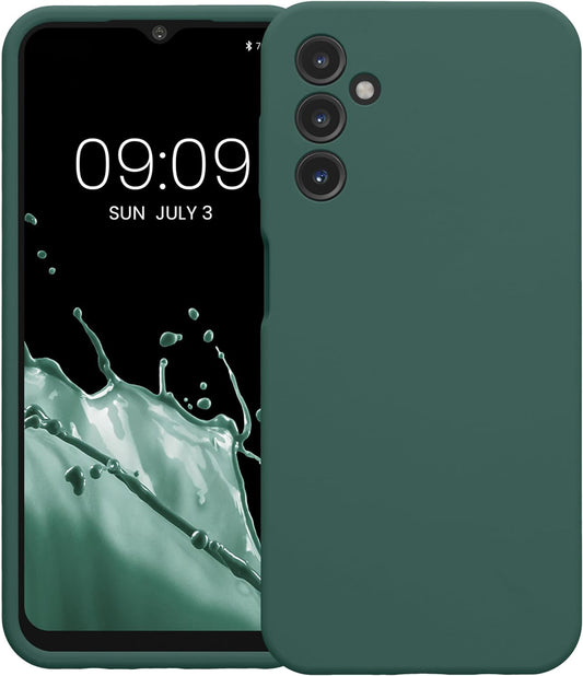 Samsung Galaxy A35 5G Hülle - Grün - Liquid-Silikon-Backcover