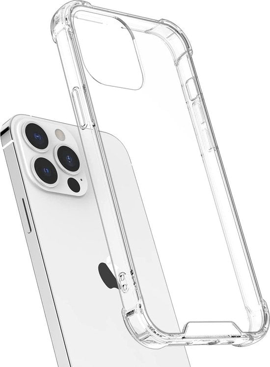 Apple iPhone 13 Pro Max Hoesje - Transparant - Anti-Shock Hybrid MagSafe Back Cover
