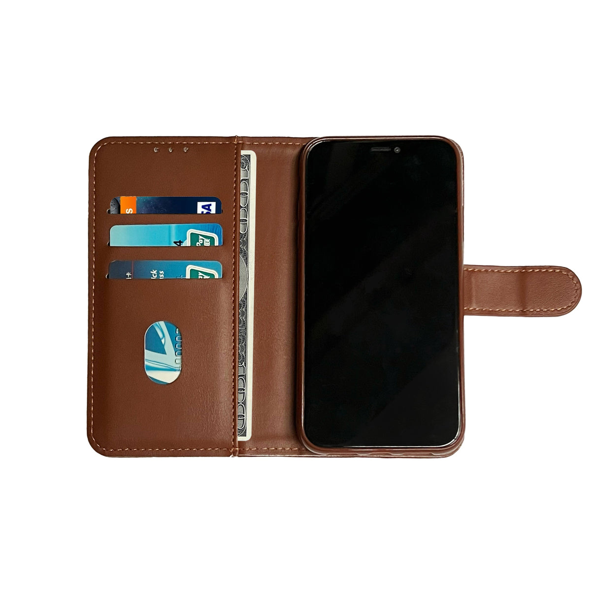 Samsung Galaxy S24 Hoesje - Bruin - Bookcase