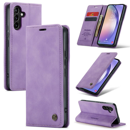 Étui Samsung Galaxy A14 4G - Lila Vif - Étui Portefeuille Fin