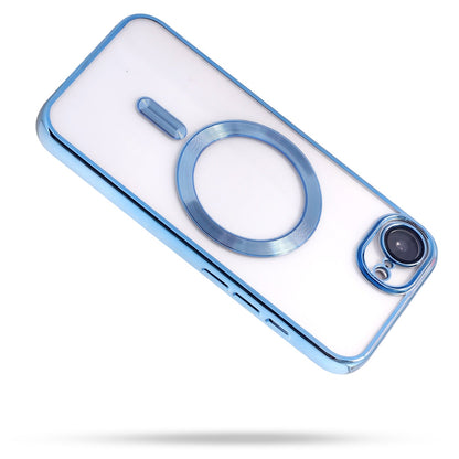 Apple iPhone 16e Hülle - Blau - Silikon-MagSafe-Backcover