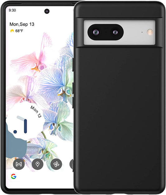 Google Pixel 8 Hoesje - Zwart - Siliconen Back Cover