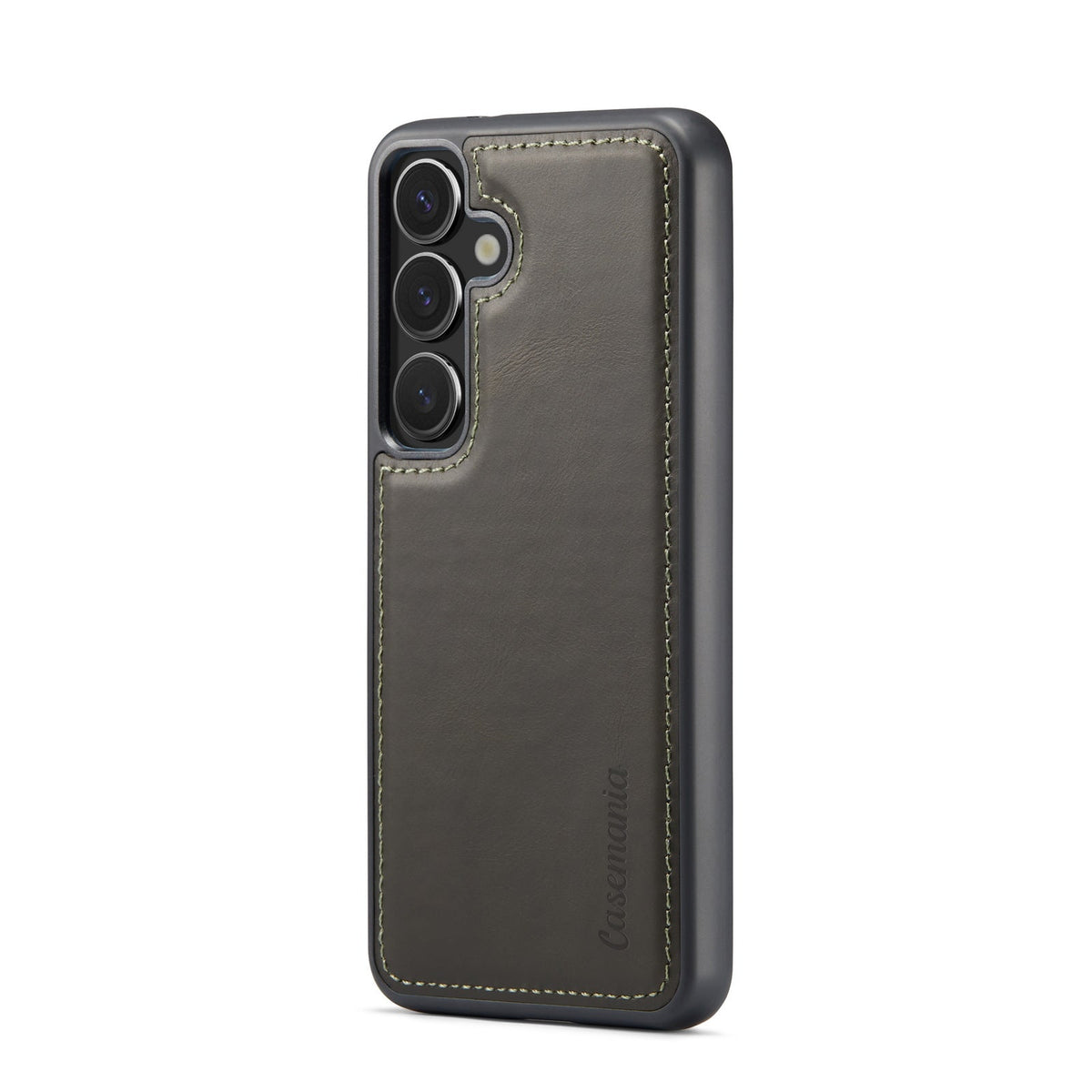 Samsung Galaxy S24 Hoesje - Emerald Green - Echt Leren 2 in 1 Bookcase