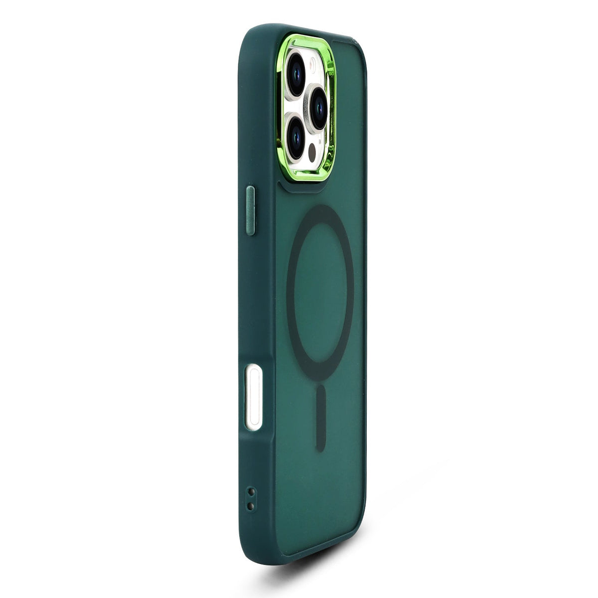 Apple iPhone 16 Pro Max Hoesje - Groen - Matte Armor MagSafe Back Cover