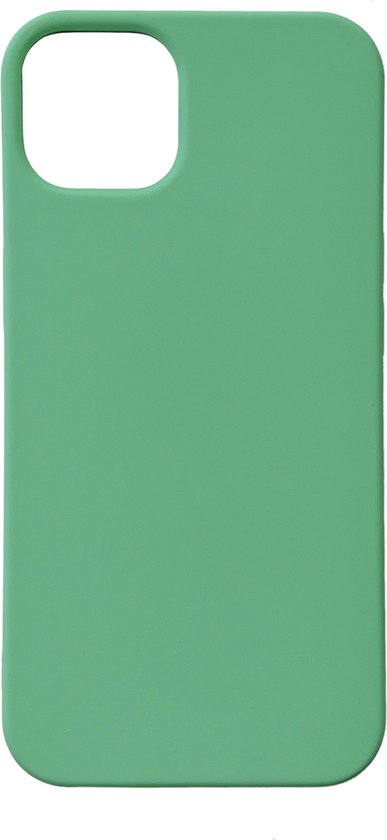 Apple iPhone 14 Hoesje - Licht Groen - Siliconen Back Cover