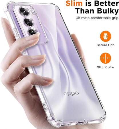 OPPO Reno12 Pro Hoesje - Transparant - Anti-Shock Back Cover