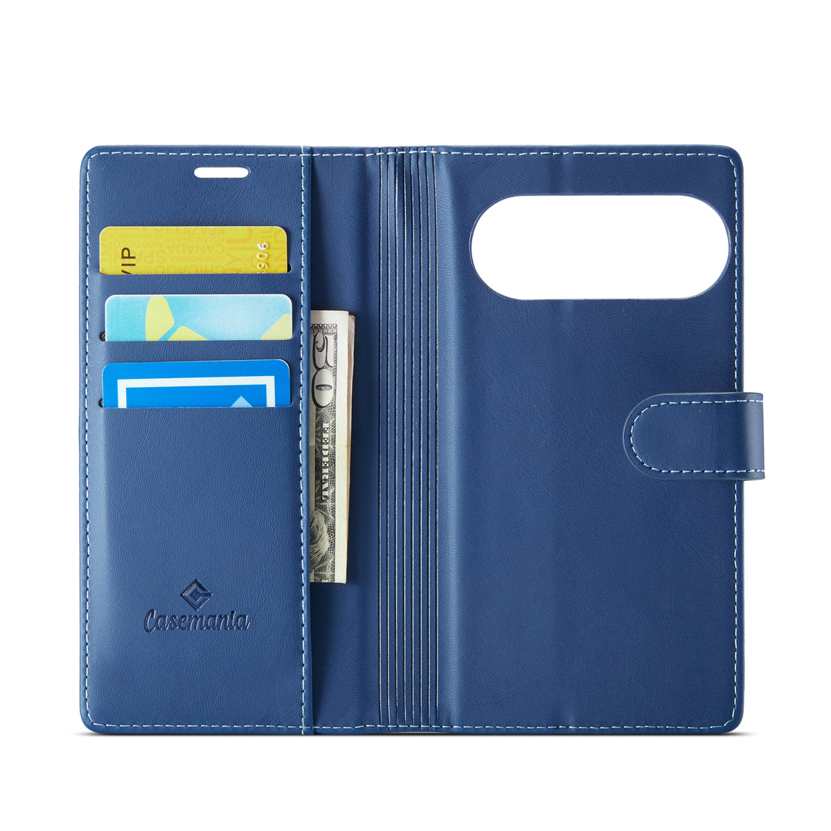 Google Pixel 11 Pro XL Hoesje - Navy Blue - 2 in 1 MagSafe Bookcase