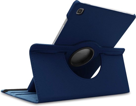 Samsung Galaxy Tab A7 Lite Tablet Case - Dark Blue - Rotating Folio Case