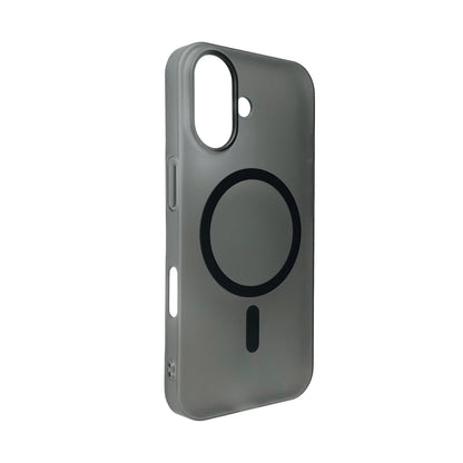 iPhone 17 Hoesje - Zwart - Frosted Matte Hardcase MagSafe Back Cover