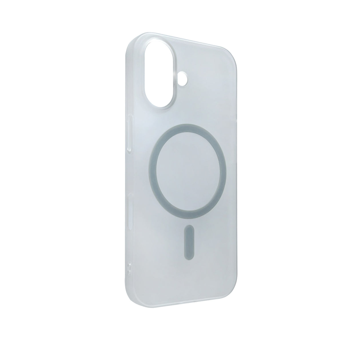 Apple iPhone 17 Case - Grey - Frosted Matte Hard Case MagSafe Back Cover