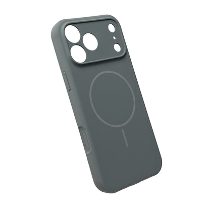 Apple iPhone 18 Pro Max Hoesje - Grijs - Zachte Liquid Siliconen MagSafe Back Cover