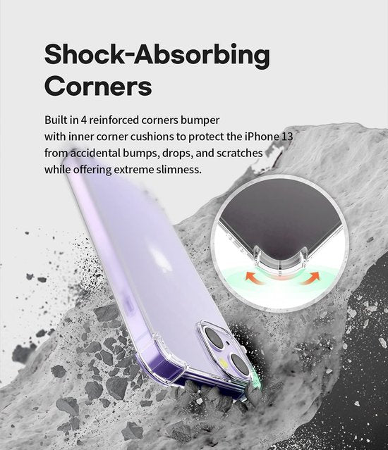 Apple iPhone 14 Hoesje - Transparant - Anti-Shock Back Cover
