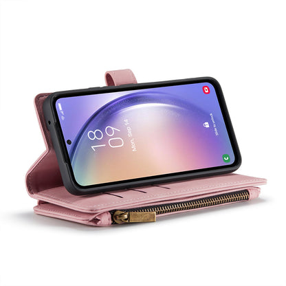 Samsung Galaxy Z Fold 4 Hoesje - Pale Pink - 2 in 1 Bookcase met 10 Kaart Vakken