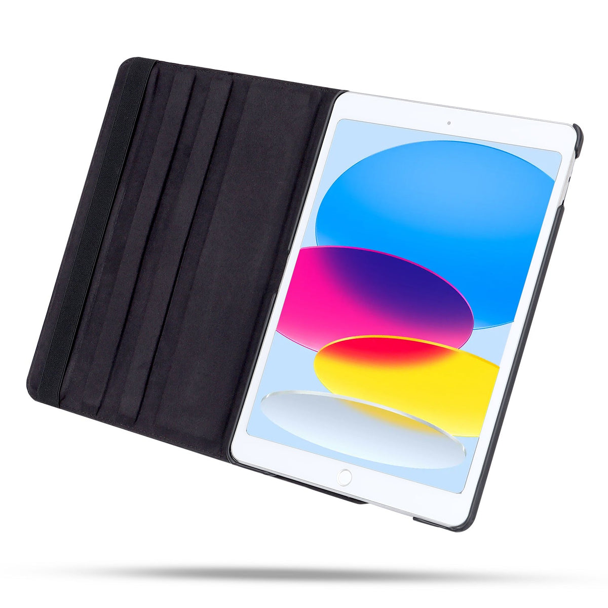 Apple iPad 7 10.2 (2019) Tablethoes - Charcoal Gray - Draaibare Bookcase