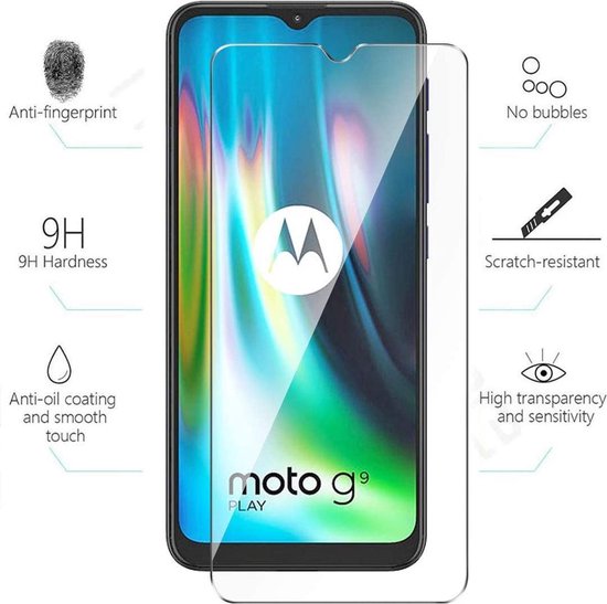 Motorola Moto G9 Play / E7 Plus Screenprotector - Tempered Glass - 1 Stuk
