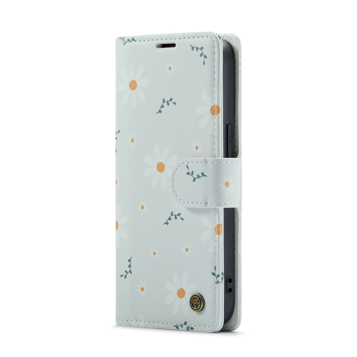Apple iPhone 14 Plus Hoesje - Madeliefje - Print Bookcase