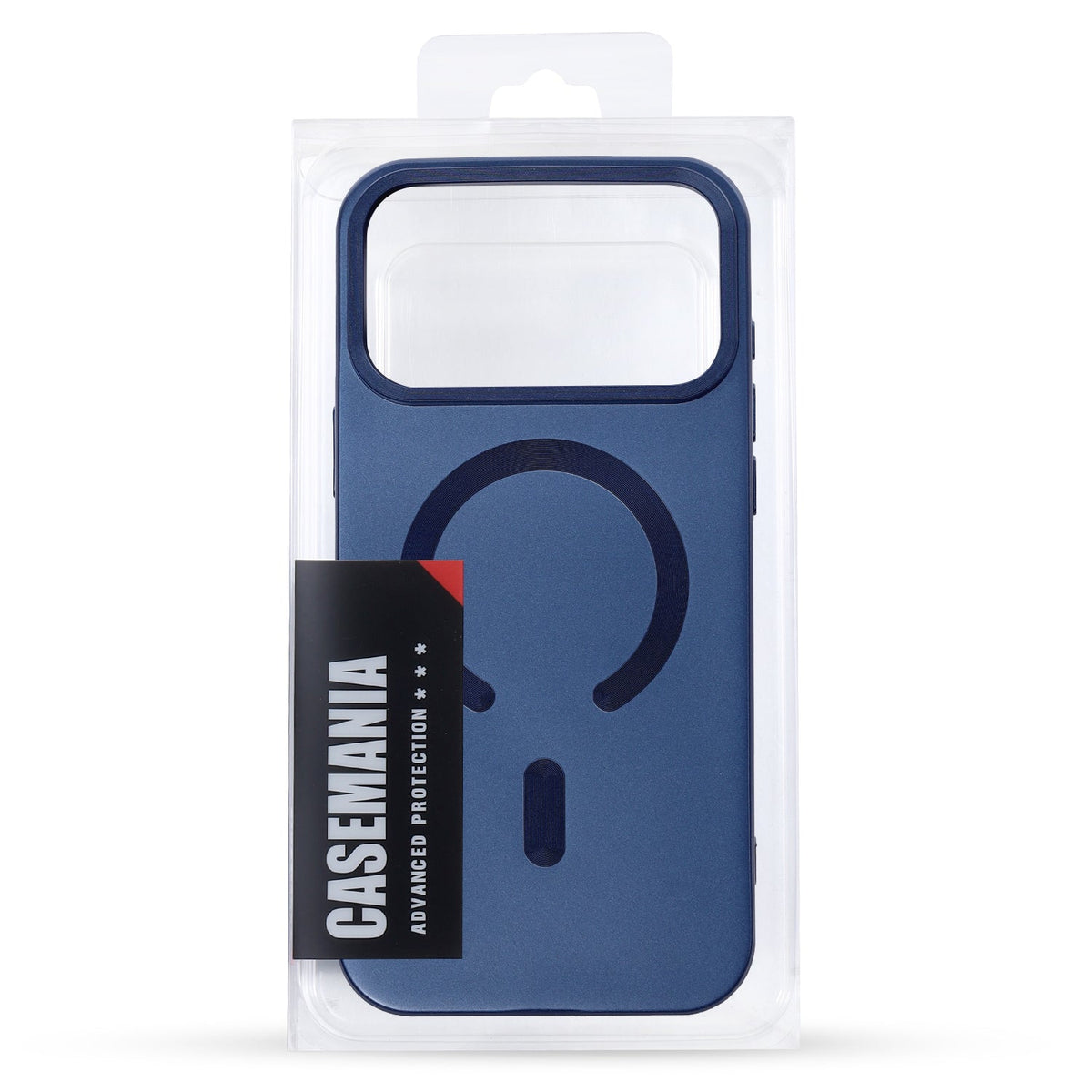 Apple iPhone 18 Pro Max Hoesje - Donker Blauw - Matte Siliconen MagSafe Back Cover