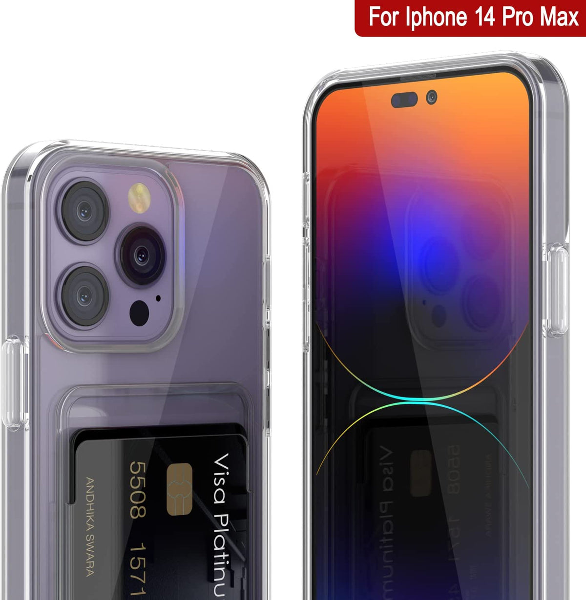 Apple iPhone 14 Pro Case - Clear - Silicone Back Cover