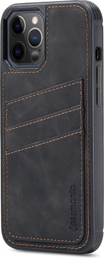 Apple iPhone 13 Pro Max Case - Charcoal Gray - Back Cover with Card Holder