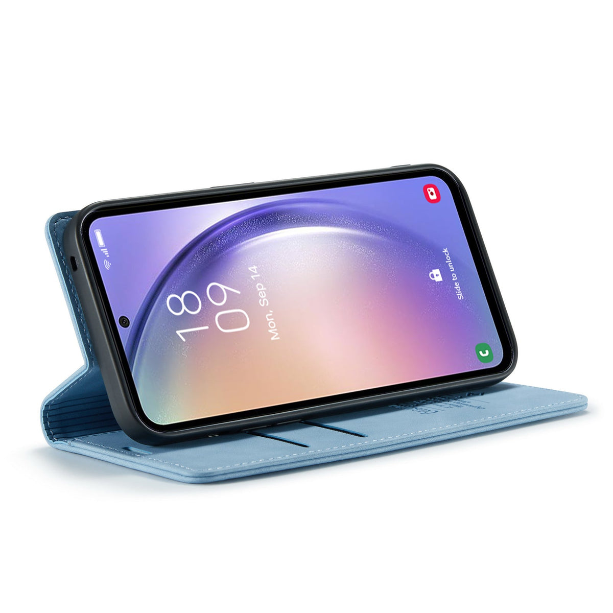 Samsung Galaxy A14 4G Hoesje - Sky Blue - Dunne Bookcase