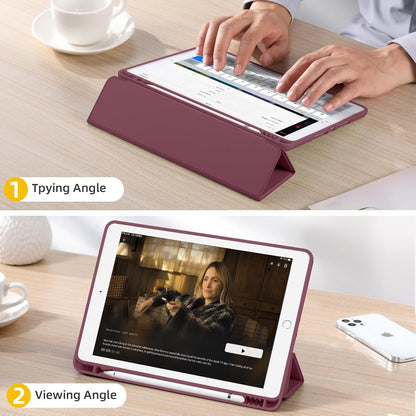 Apple iPad 10.2" WiFi 2021 (9. Gen.) Tablethoes - Burgundy - Smart Cover