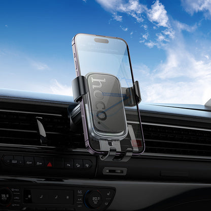 Hoco Car Phone Holder for Air Vent with Automatic Closing - Air Vent Clip Holder with Gravity Lock Technology