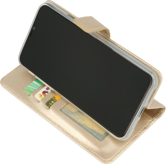Samsung Galaxy A42 5G Hoesje - Goud - Bookcase