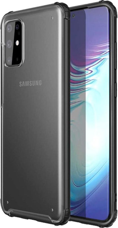 Samsung Galaxy S20 Plus Hoesje - Zwart - Anti Slip Back Cover