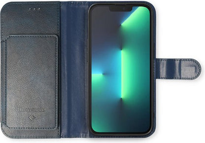Apple iPhone 11 Hoesje - Blauw - 2 in 1 Bookcase met 10 Kaart Vakken