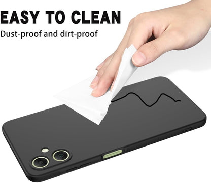 Coque Samsung Galaxy A06 - Noir - Étui arrière en silicone