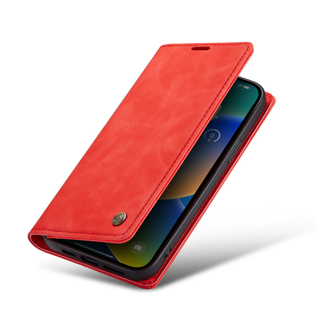 Slim | Portemonnee Book Case | Crimson Red