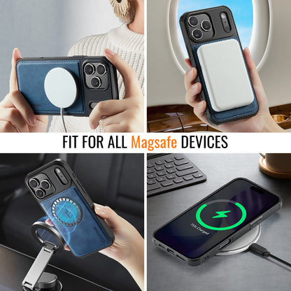 Hochwertige 2-in-1-Rückseite | Abnehmbarer Ständer mit Brieftaschenfunktion | für Apple iPhone