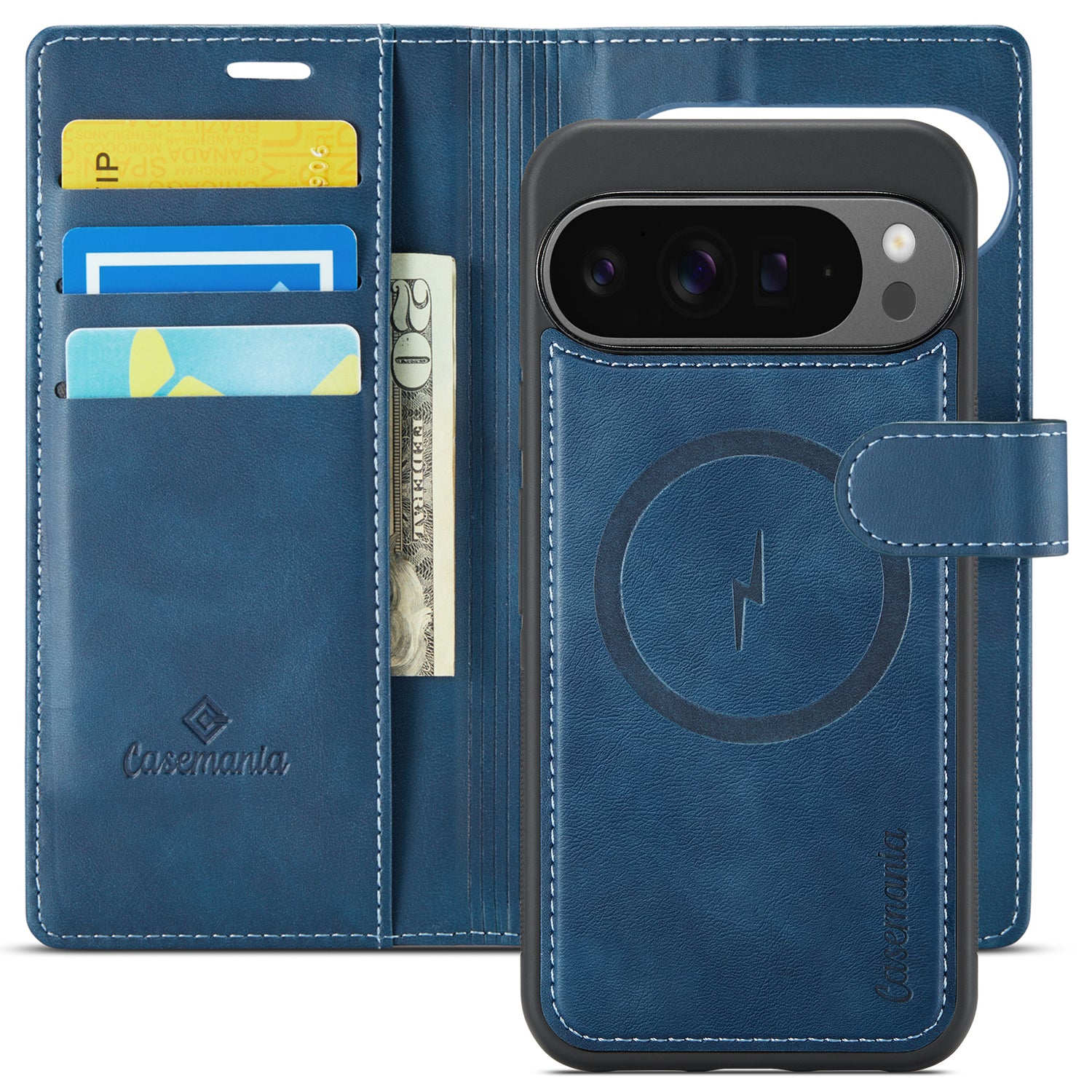 Snap Magnet | MagSafe-Compatibel 2-in-1 Bookcase | Navy Blue