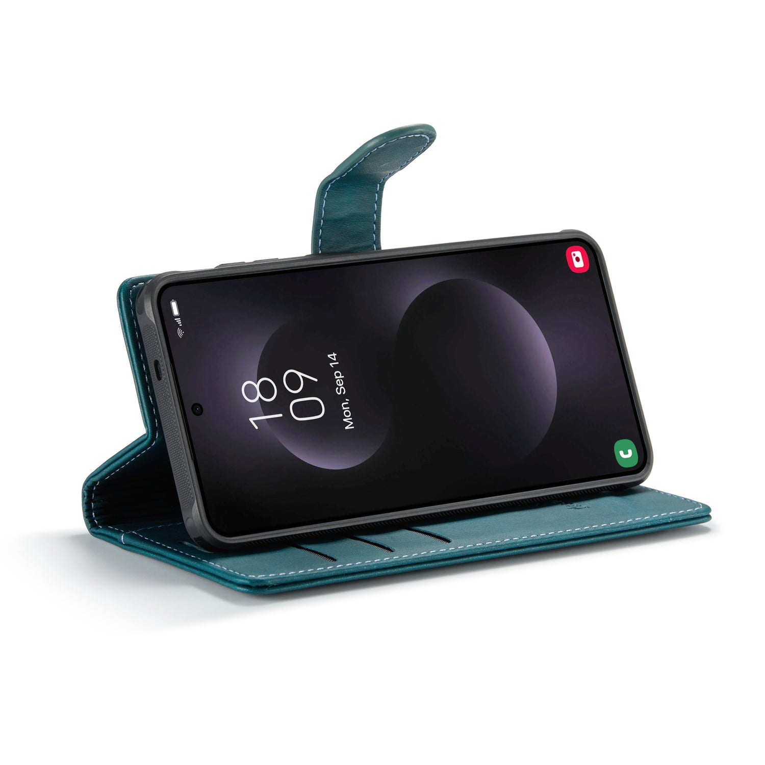Snap Magnet+ | MagSafe‑Compatibel Luxe 2‑in‑1 Bookcase | Emerald Green