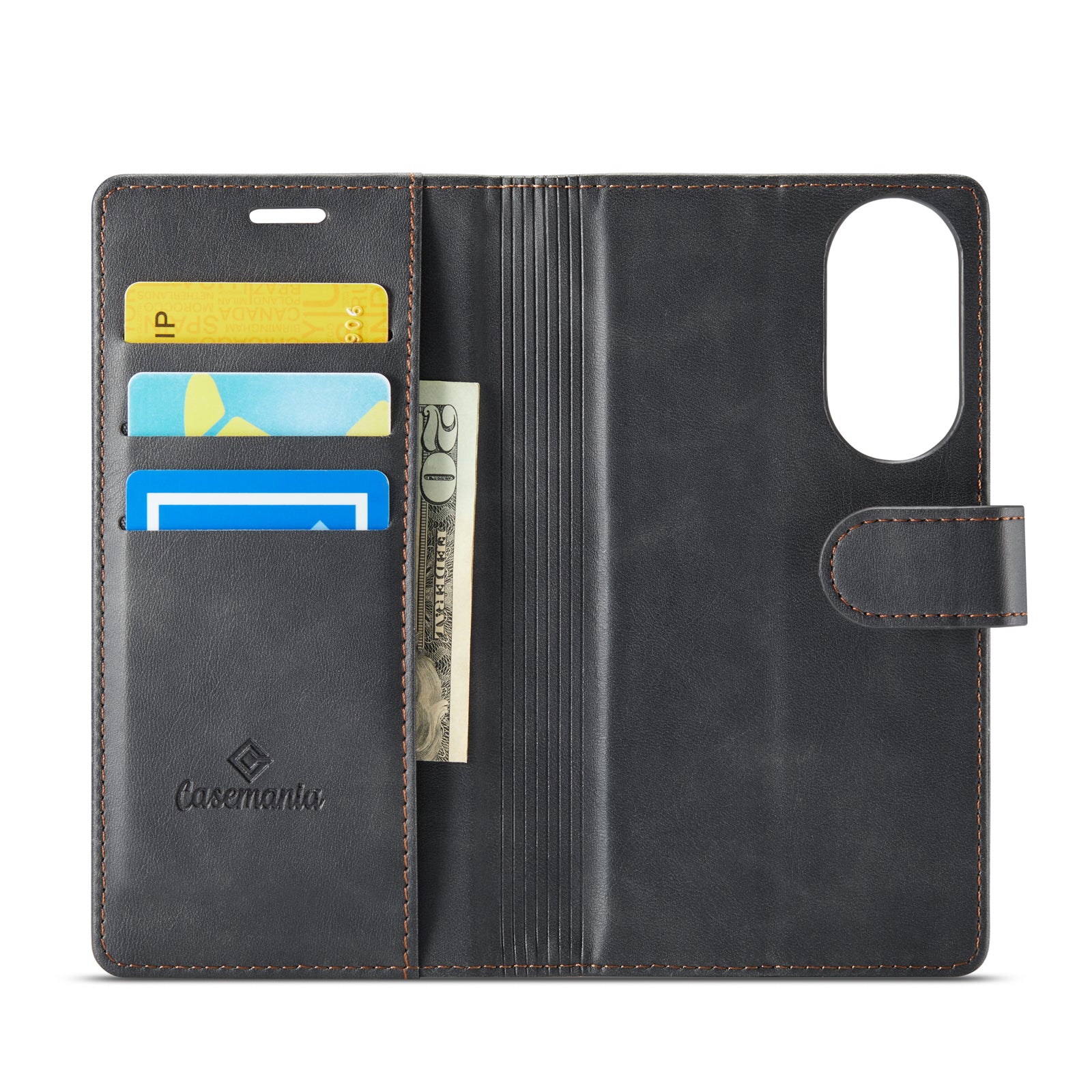 Snap Magnet+ | MagSafe-Compatibel Luxe 2-in-1 Bookcase | Charcoal Gray