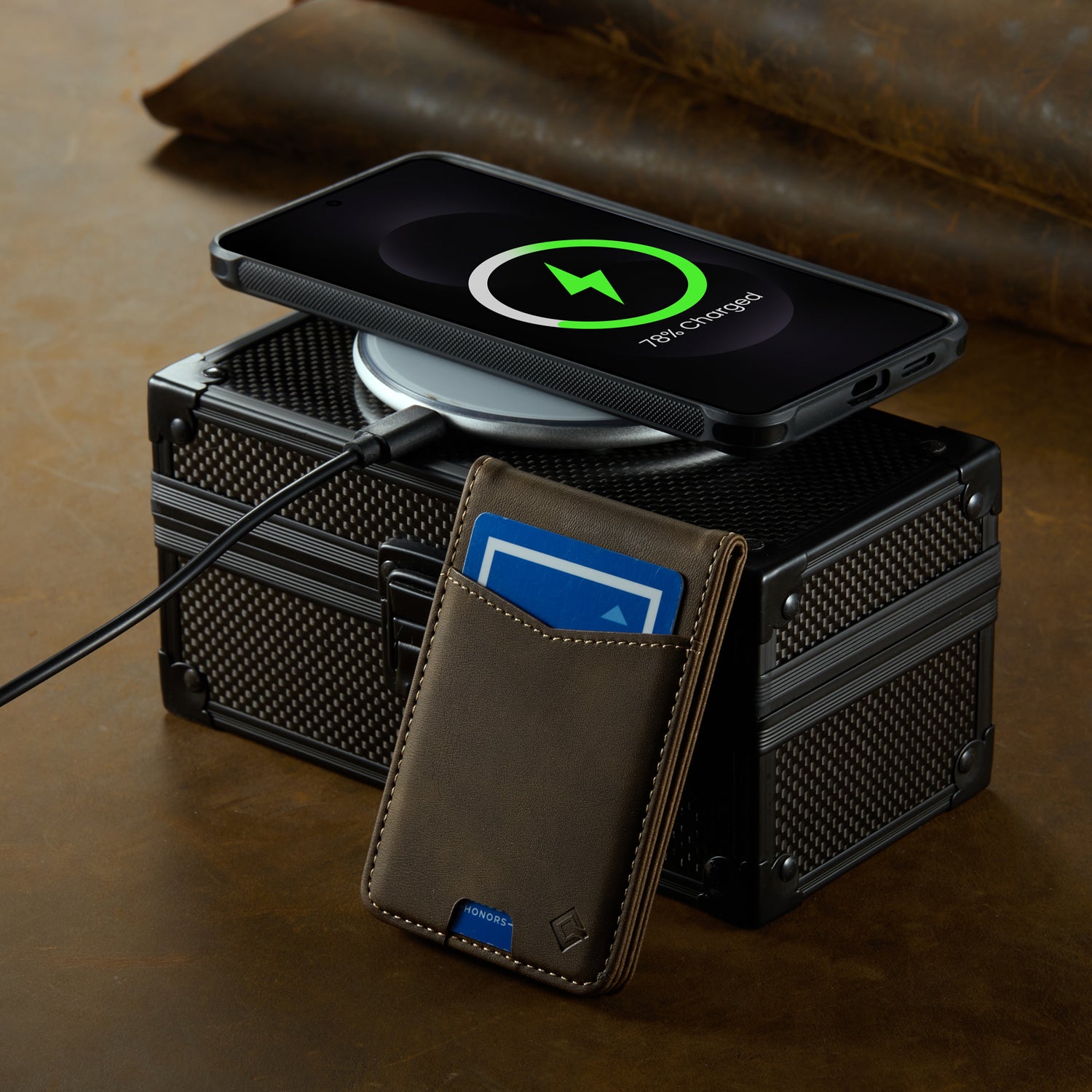 Premium 2-in-1 Back Cover | Afneembare Wallet Kickstand | Galaxy S25 Edge