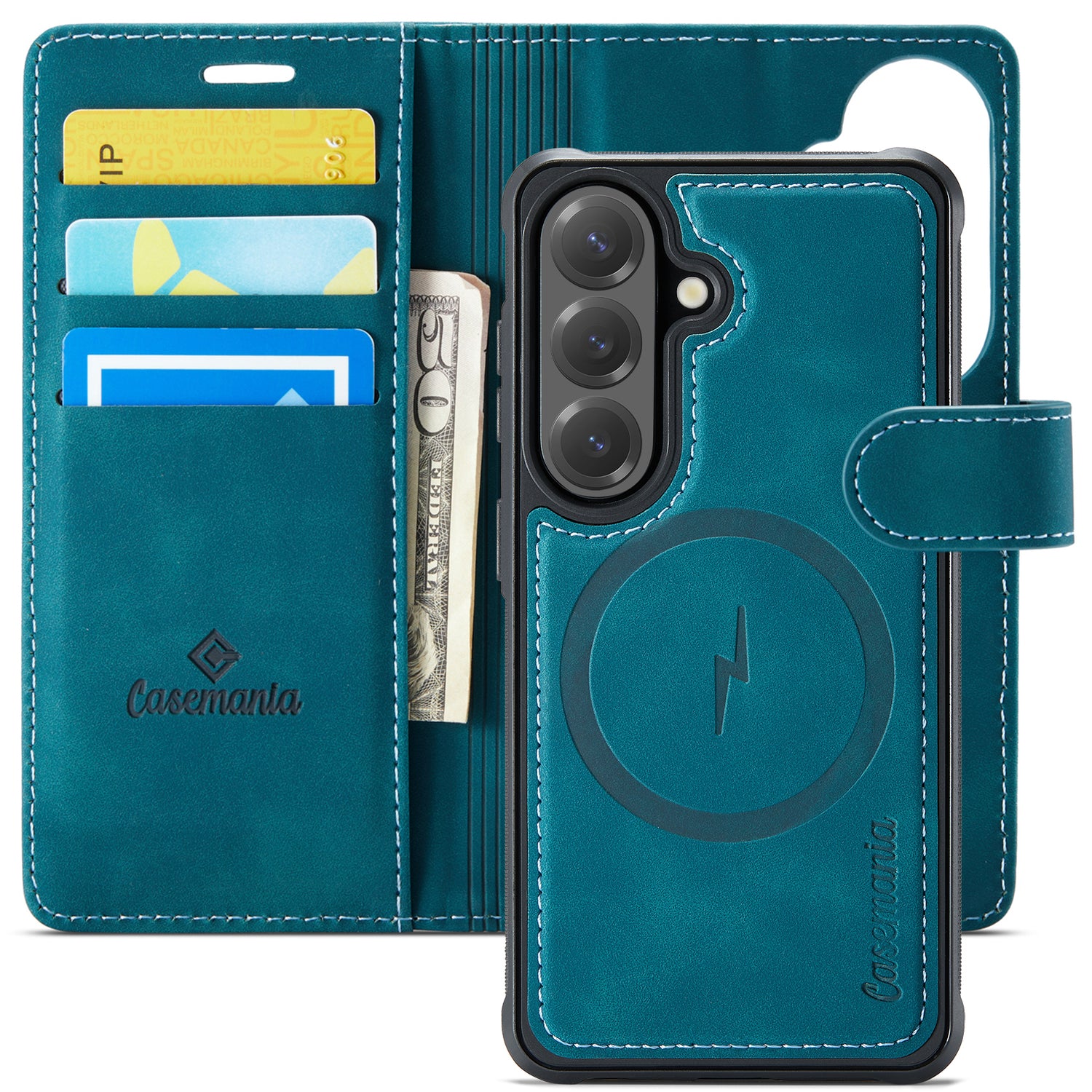 Snap Magnet | MagSafe-Compatibel 2-in-1 Bookcase | Emerald Green