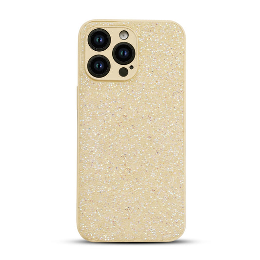Apple iPhone 15 Pro Hülle - Gold - Diamant-Glitzer-Backcover