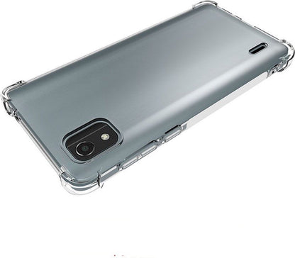 Nokia C2 2nd Edition Hoesje - Transparant - Anti-Shock Hybrid Back Cover