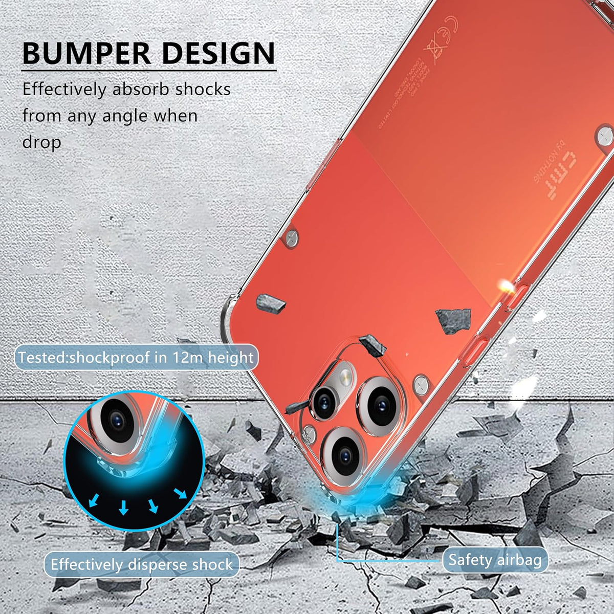 Nothing CMF Phone 2 Pro Hoesje - Transparant - Anti-Shock Back Cover