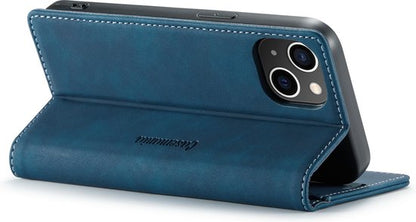 Apple iPhone 13 Case - Navy Blue - Slim Wallet Case