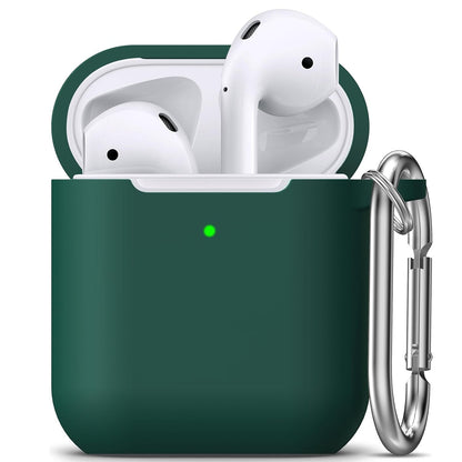Apple AirPods 2 / 1 Hoesje - Liquid Siliconen - Groen