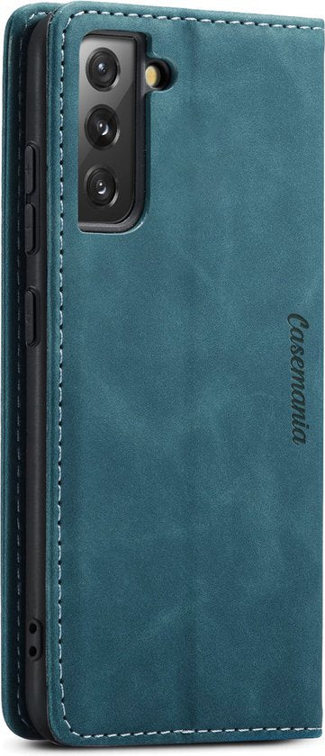 Samsung Galaxy S23 Hoesje - Emerald Green - Dunne Bookcase