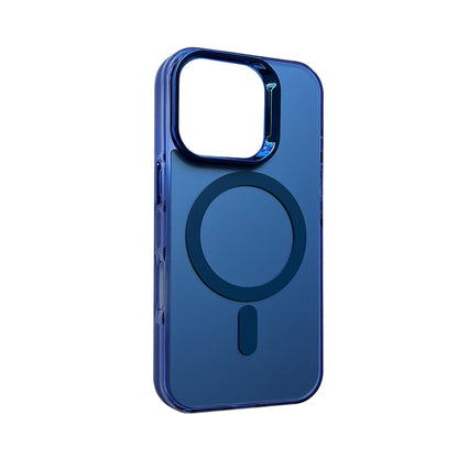 Apple iPhone 16 Pro Hoesje - Blauw - Fusion Armor MagSafe Back Cover